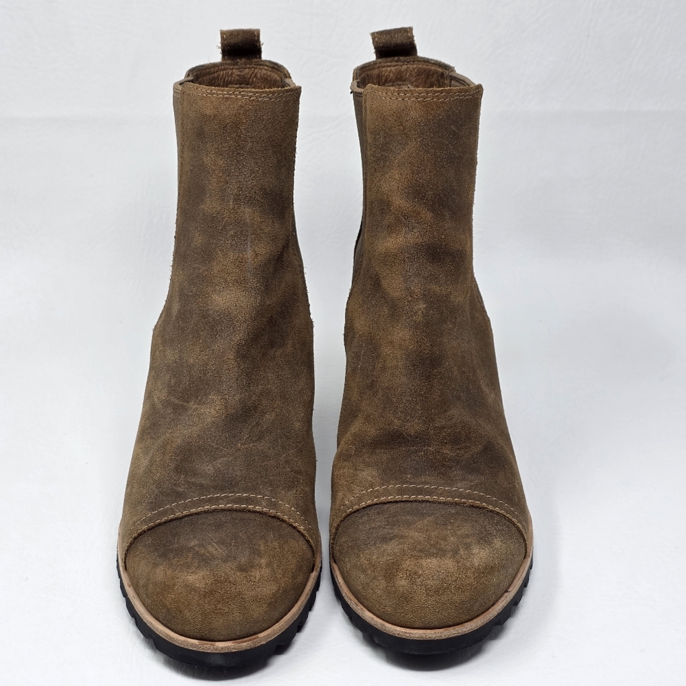 UGG  Pax Hidden Wedge  Boots Women's Size 7.5 Suede Brown Waterproof 1095136 - Picture 7 of 12